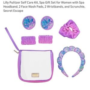 Lilly Pulitzer Pink and Lavender Hair Accessory Set